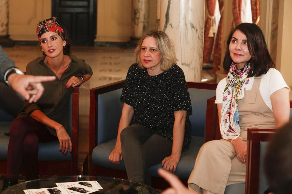 Presentación de “Tres hermanas” en el teatro Palacio Valdés, en Avilés