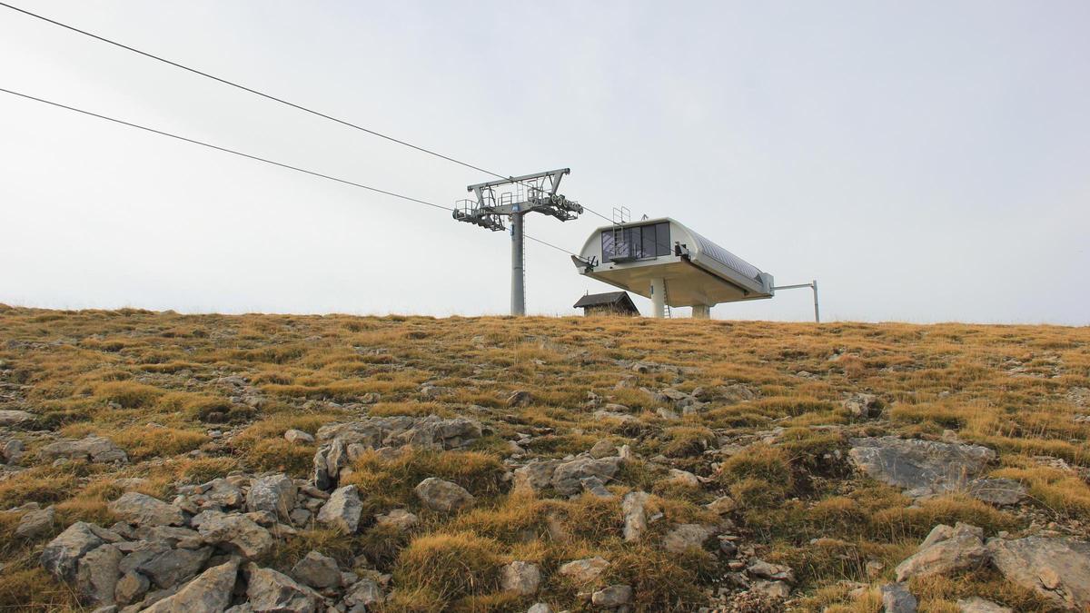 Vista de l'estació de muntanya de La Molina