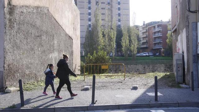 El pont està previst en aquest espai