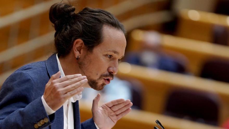 Pablo Iglesias en el Congreso.