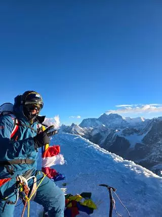 El notari i alpinista de Lloret Jordi Fugardo es prepara per l'atac a l'Everest