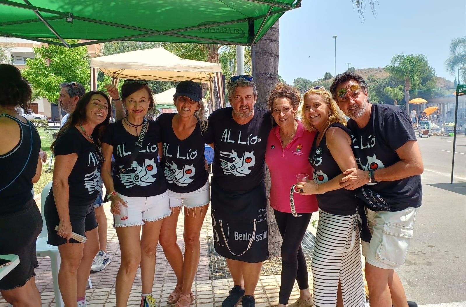 Las imágenes del primer concurso de paellas entre peñas de Benicàssim
