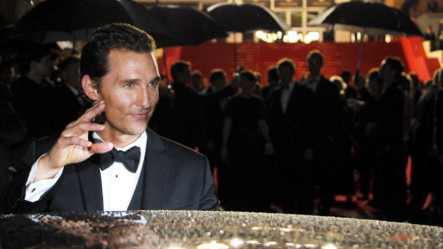 El actor Matthew McConaughey en Cannes.