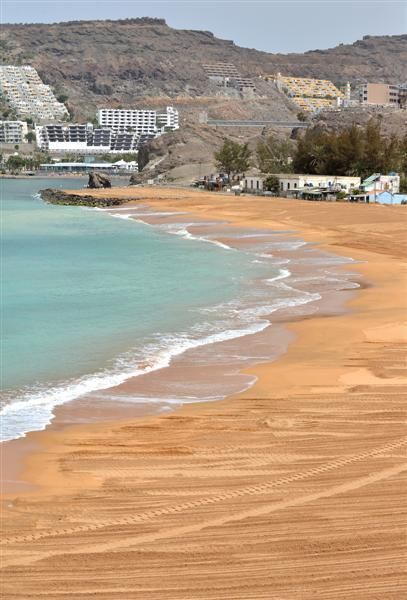 Visita de la Feht a la nueva Playa de Anfi Tauro