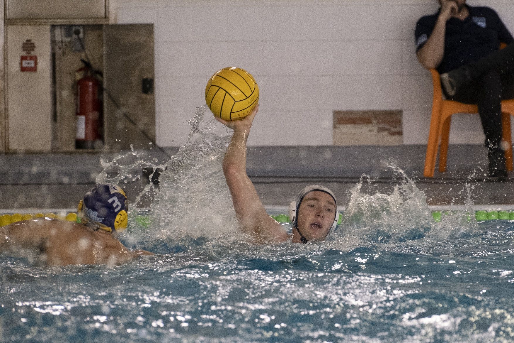 Imatges del partit de waterpolo CN Manresa-CWP Sant Adrià