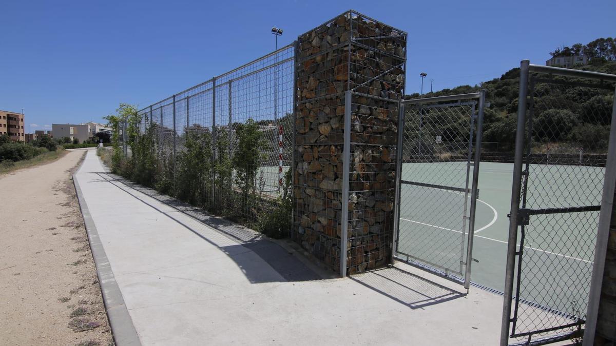 Exterior de la pista, a esta hora aún abierta.