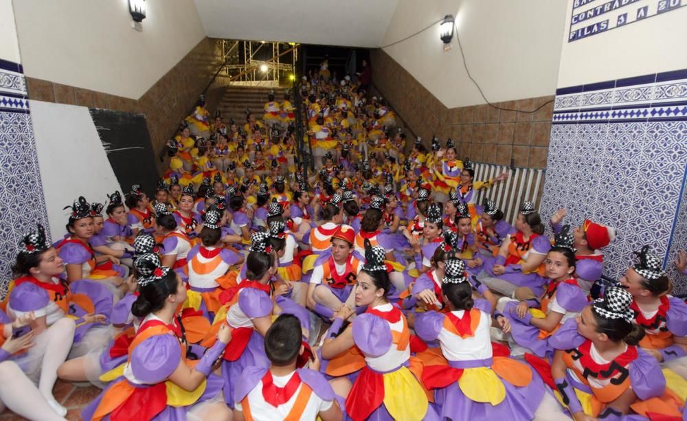 Interrumpen la elección de la Bellea del Foc infantil a causa de la lluvia