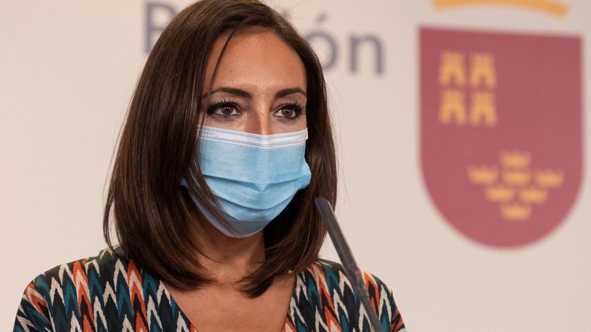 Valle Miguélez, durante la rueda de prensa, esta mañana.