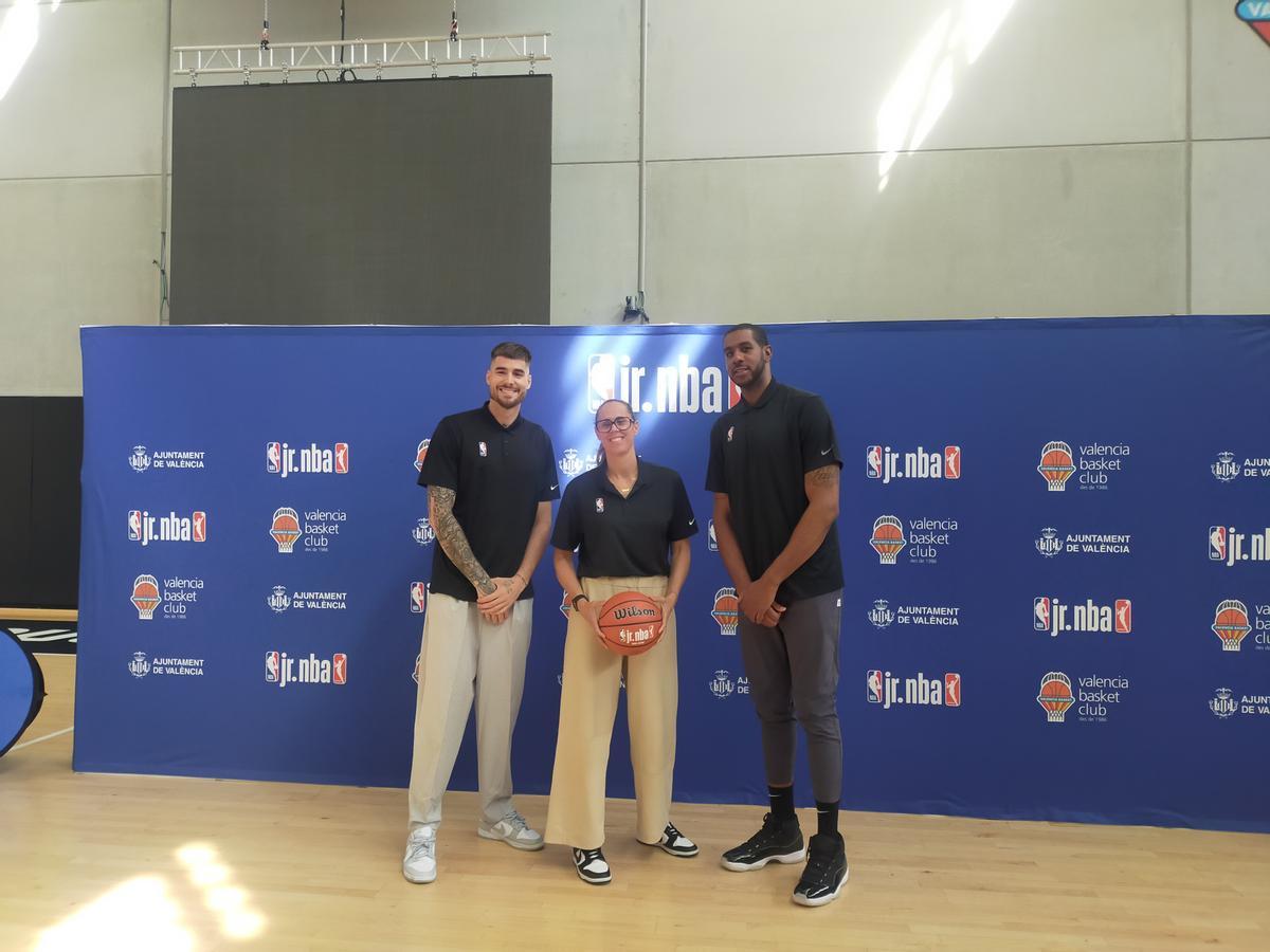 Los embajadores NBA en l'Alqueria del Basket