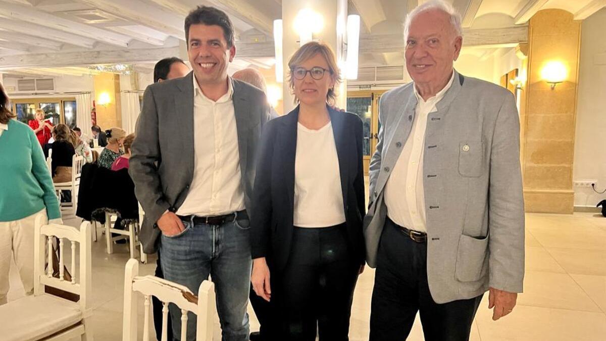 Carlos Mazón, Rosa Cardona y José Manuel García-Margallo