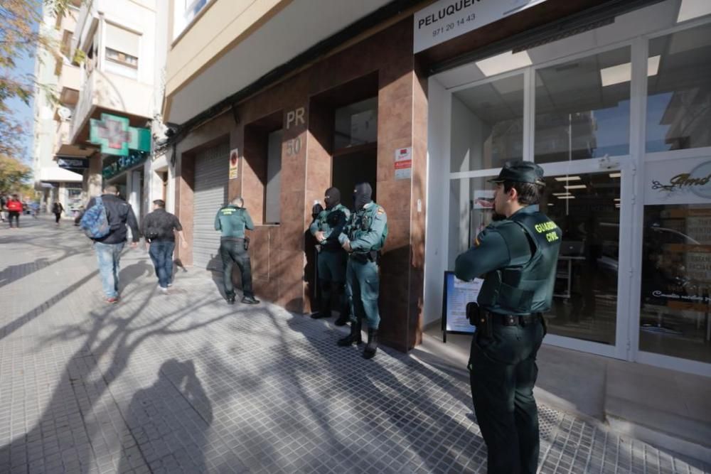 Gran operación policial contra una banda organizada de ladrones de casas