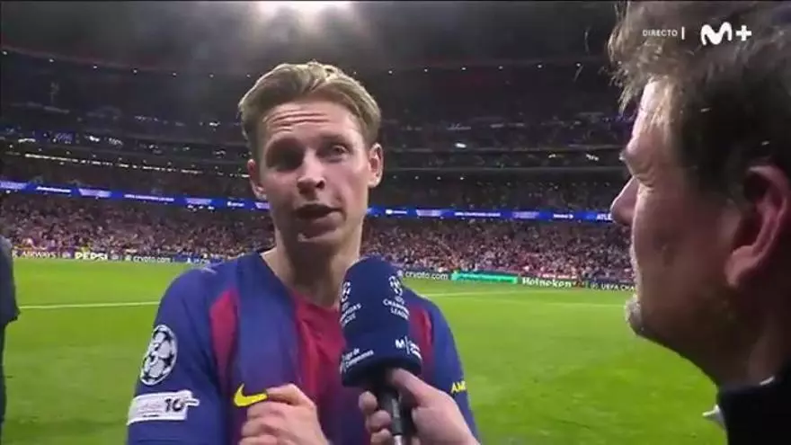 Frenkie de Jong: "Nos hemos dejado la vida..."