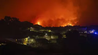 Los heridos graves en el incendio de Oímbra se vieron atrapados en un camino por dos fuegos