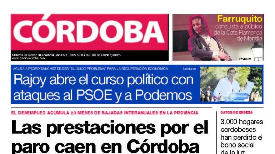 La portada de CÓRDOBA