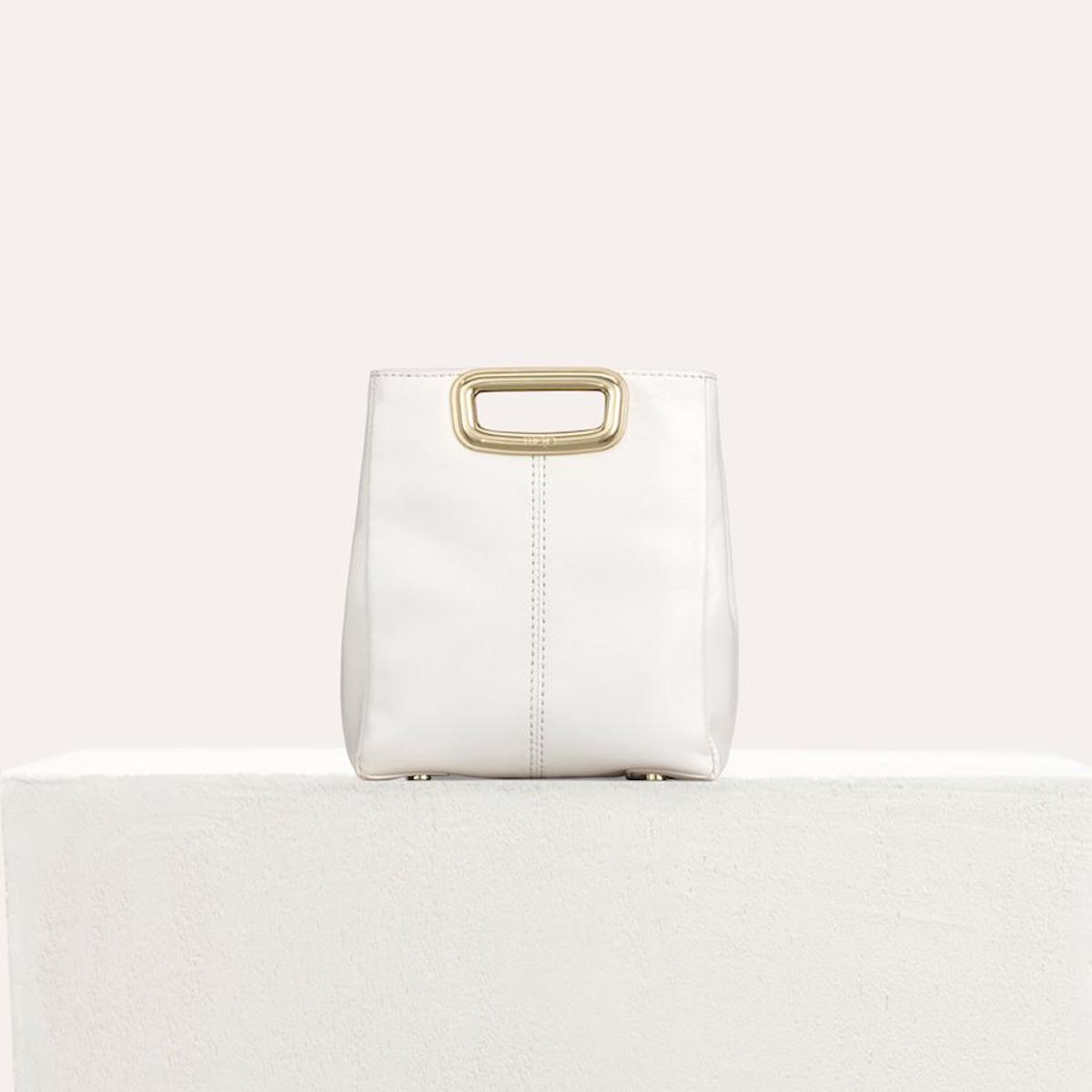 Bolso blanco 'M Mini', de Maje