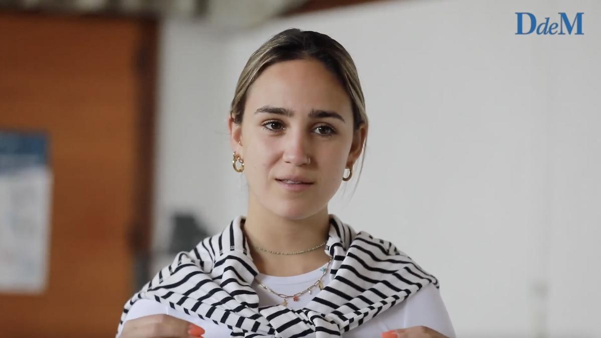 Lara Ferrà, estudiante de Educación Infantil en la UIB