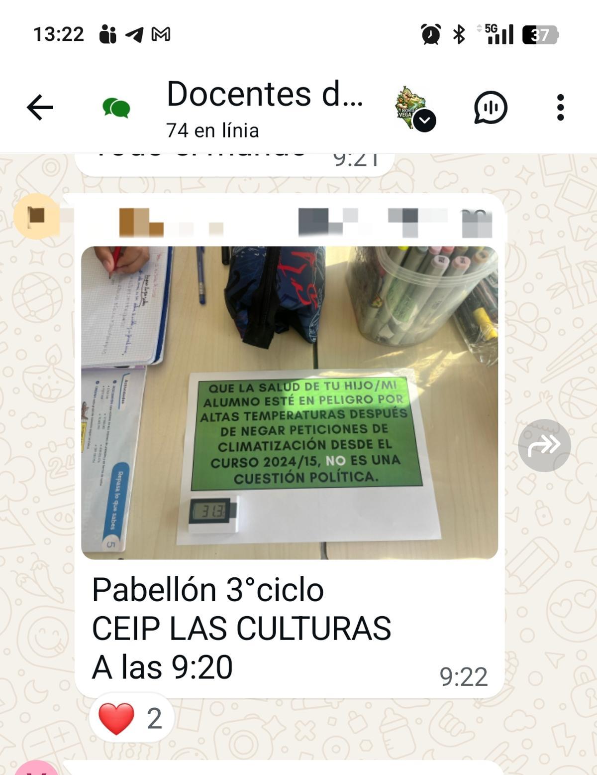 Alumnos y profesores cocidos en las aulas de la Vega Baja