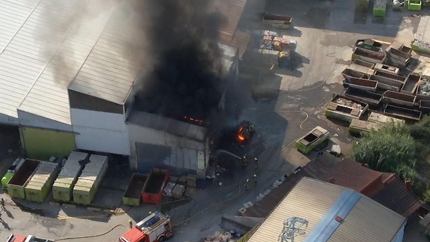 incendio planta punto limpio caramuxo vigo