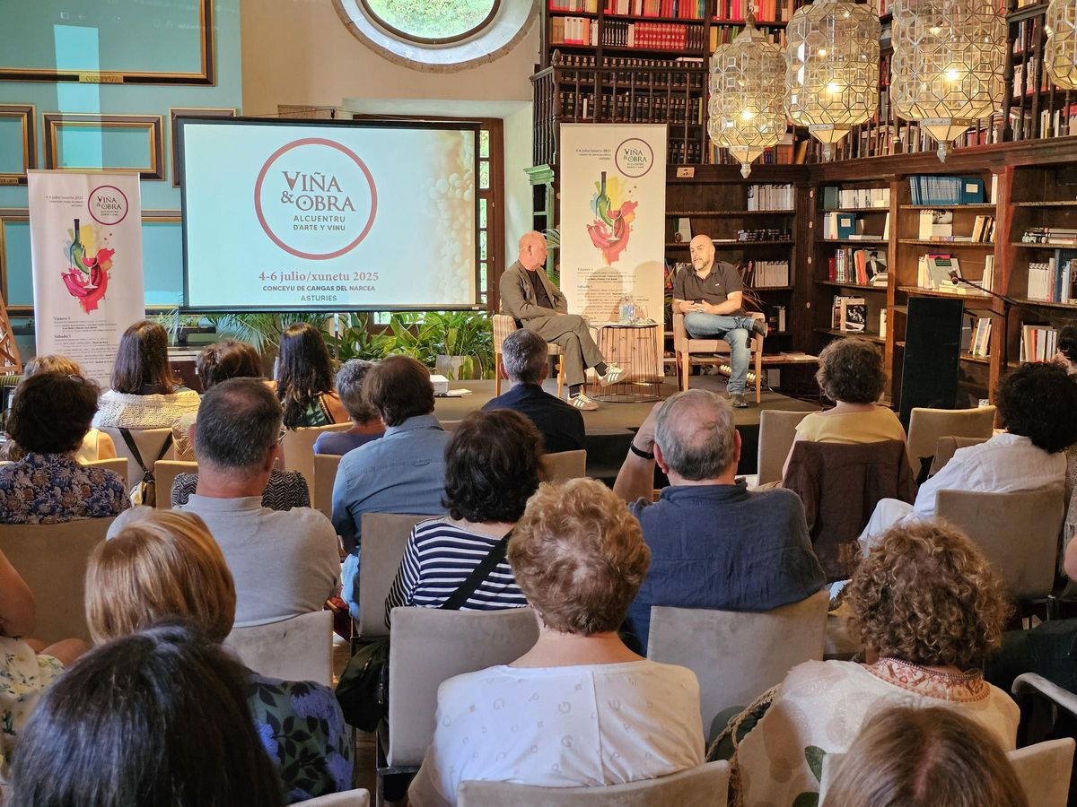 Xuan Bello y Ramón Lluis Bande el viernes en Viña y Obra.