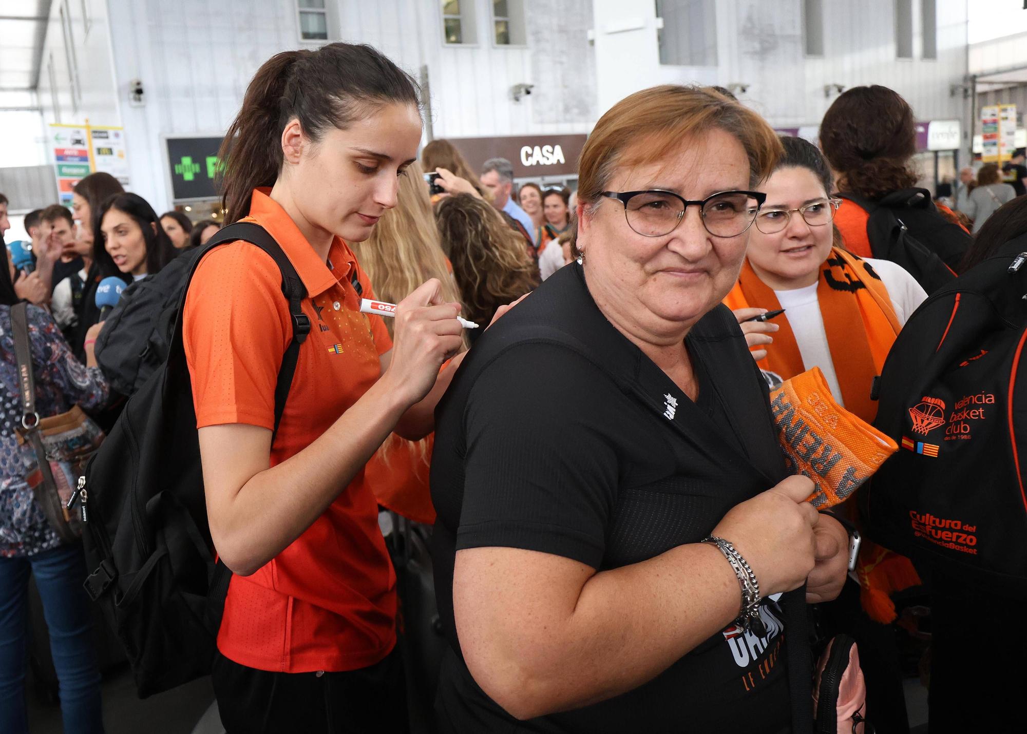 Así fue la llegada del Valencia Basket