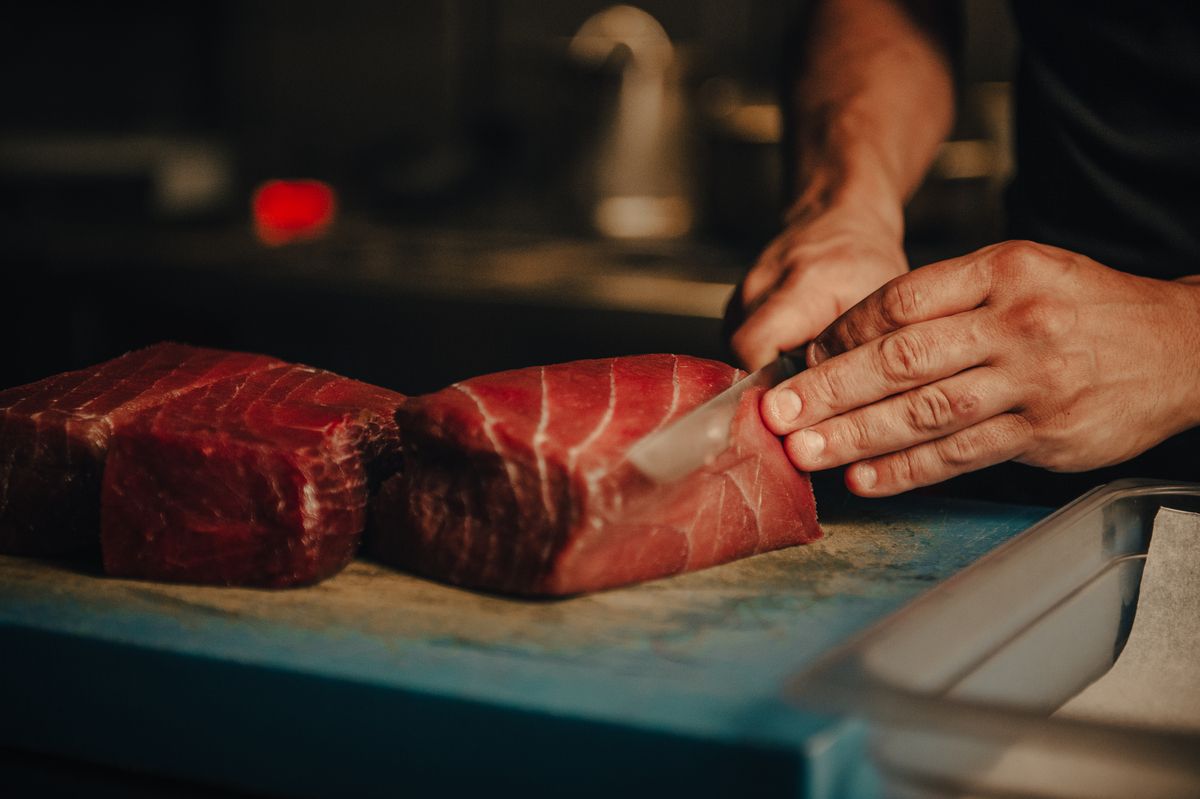 Así es y esto se come en el restaurante Open de Alicante