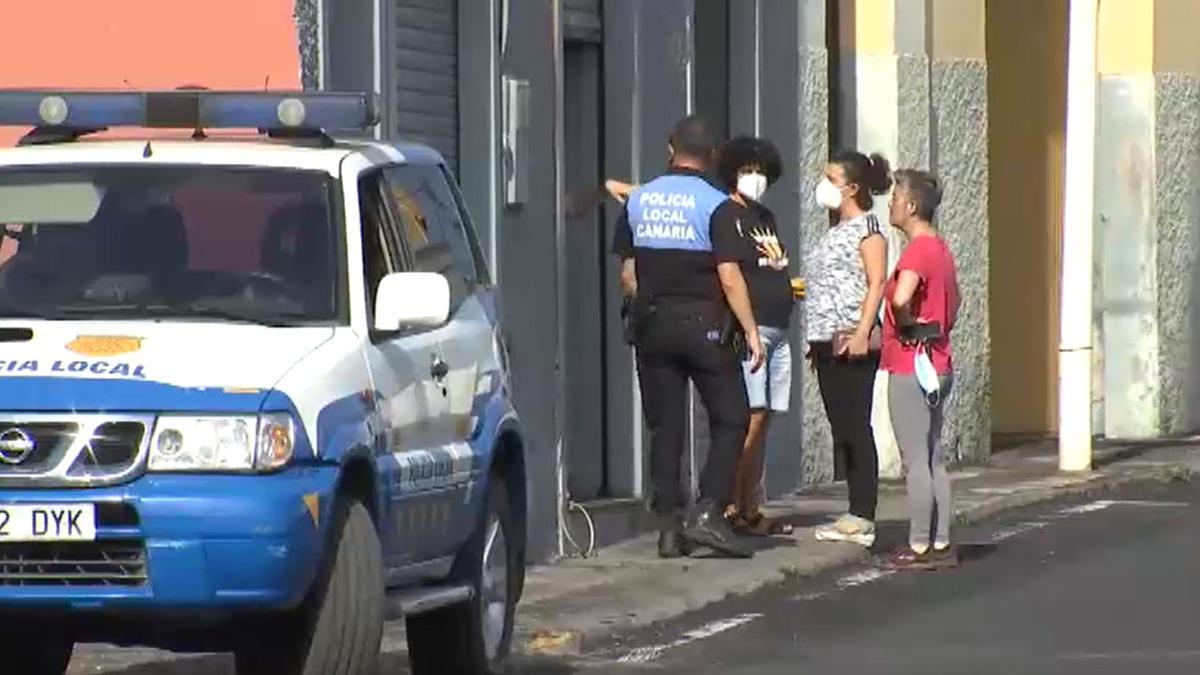 Una imagen de una de las zonas evacuadas en La Palma