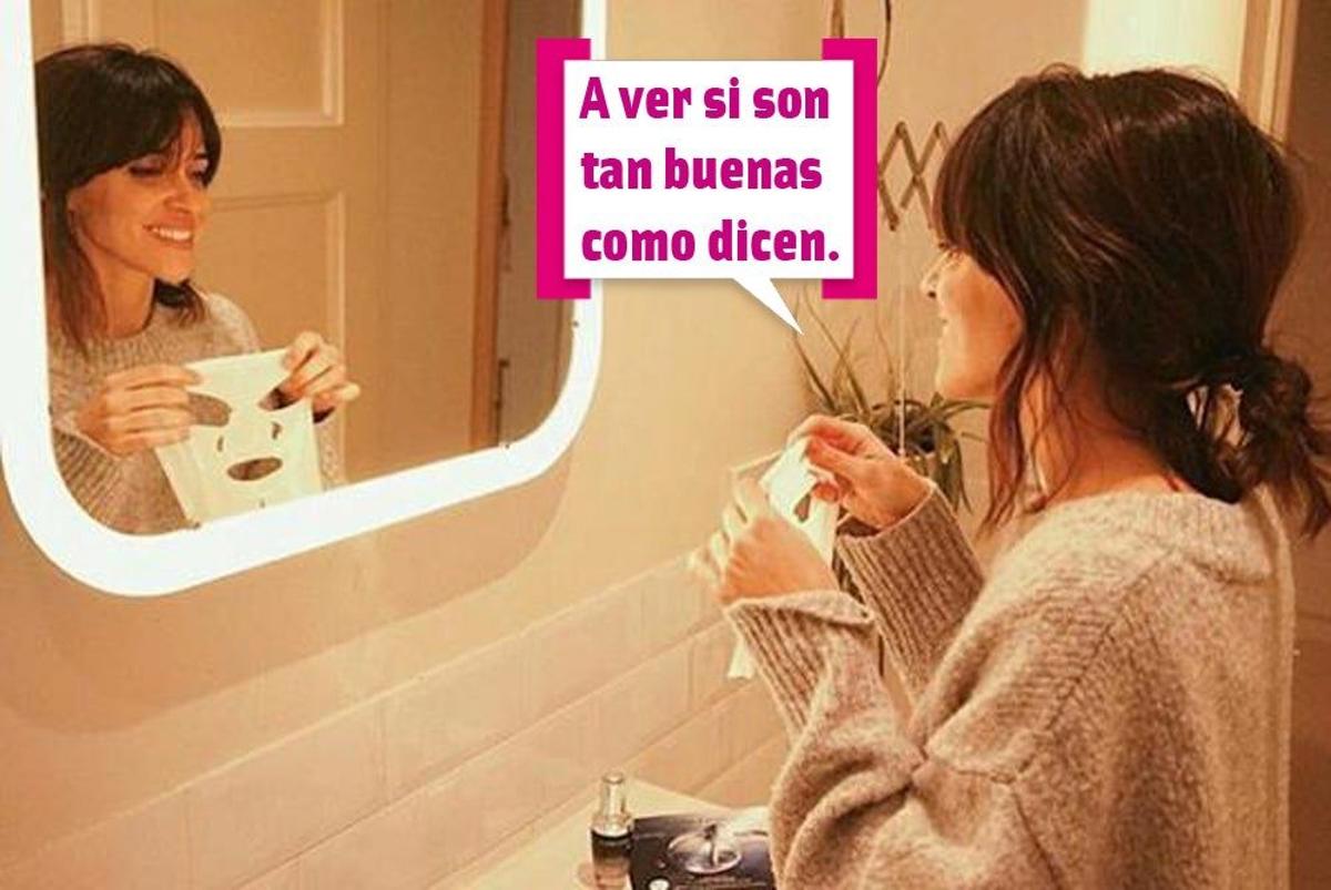 Macarena García ha querido probar la mascarilla de moda