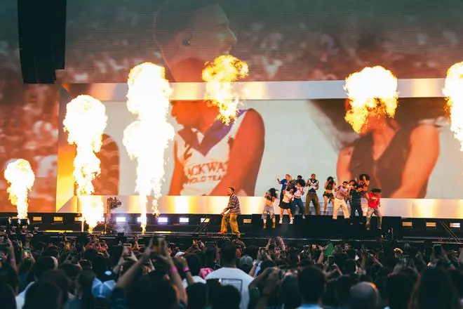 Las imágenes del concierto de Rels B en el Metropolitano de Madrid