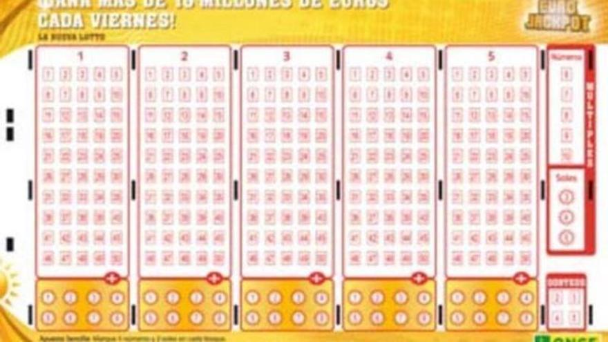 La suerte sonríe a Mula con casi 700.000 euros del Eurojackpot