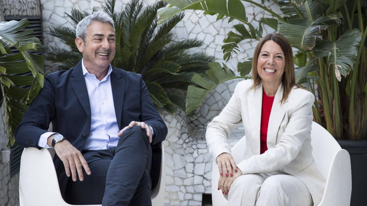Jorge Navarro y Cristina Vallejo, candidatos a las elecciones del Col.legi de l'Advocacia de Barcelona.