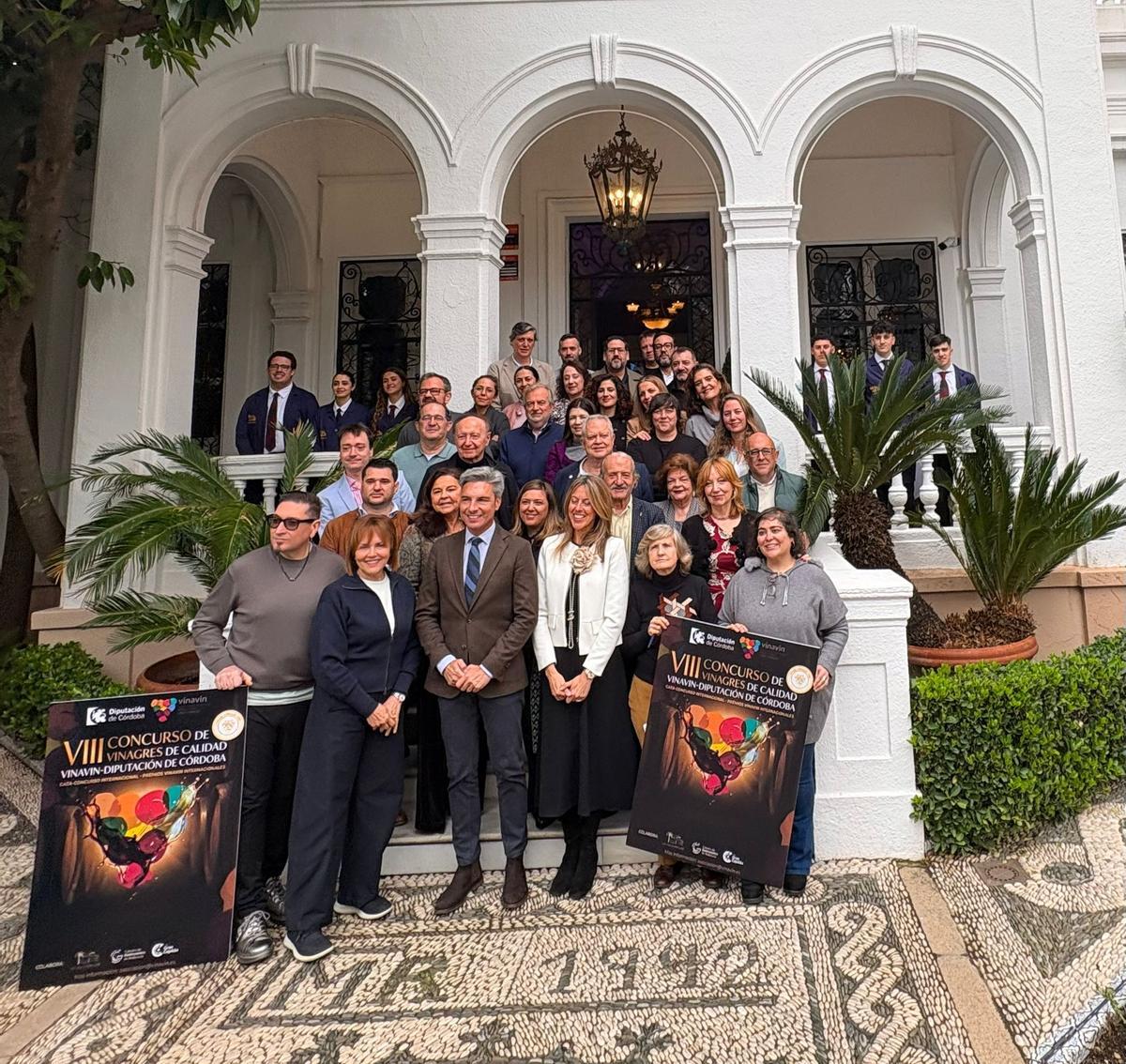 Catadores del certamen de vinagres de Córdoba.