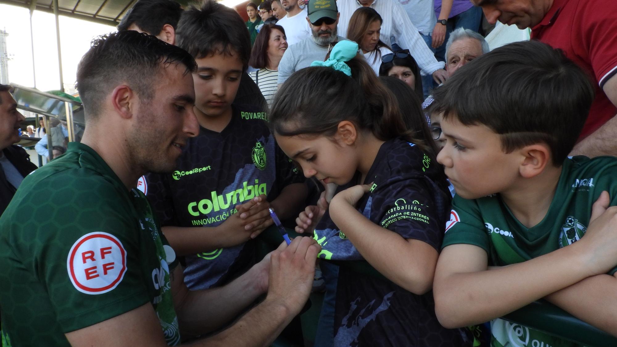 Las mejores imágenes del encuentro entre el Arenteiro y el Burgos Promesas (2-1)