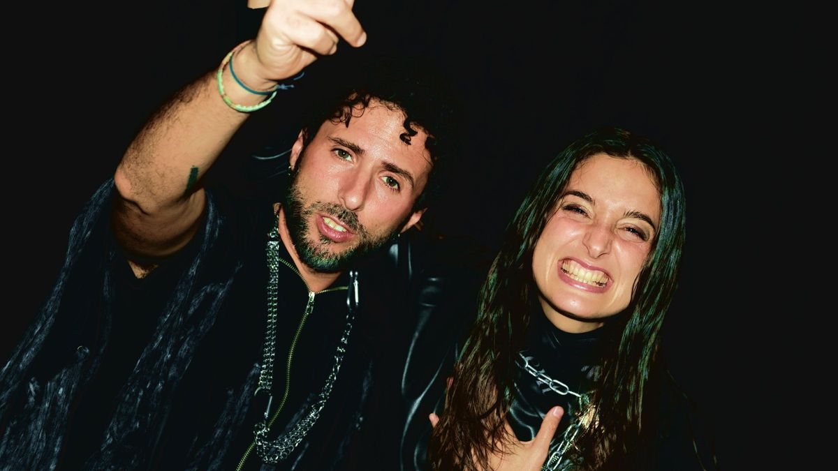 Sergio Salvi y Sandra Delaporte durante un concierto.