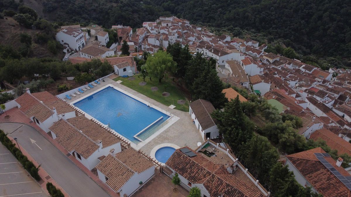 La piscina municipal de Jubrique.