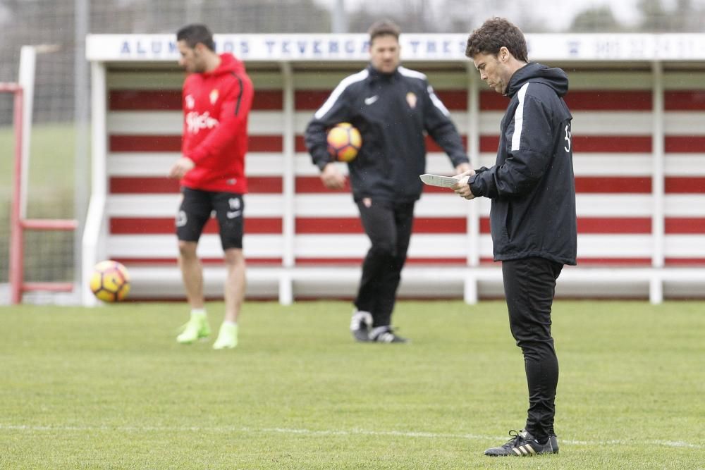 Entrenamiento del Sporting