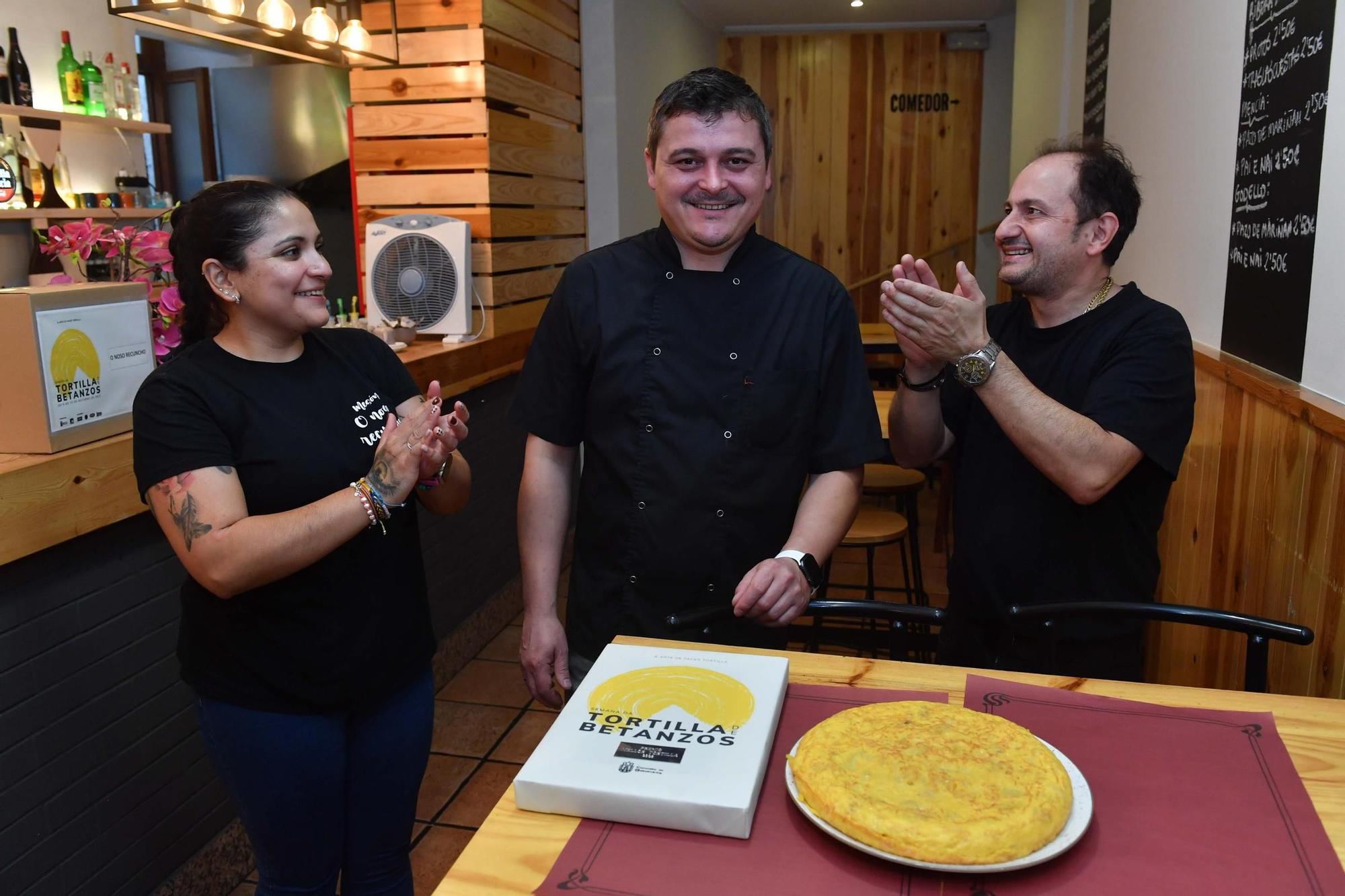 O Noso Recuncho gana el premio a la Mejor Tortilla de Betanzos