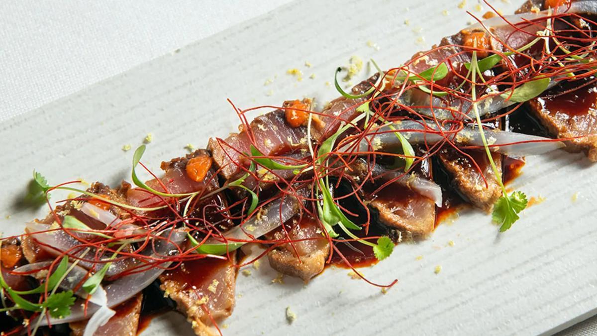 Un plato del restaurante Can Fusté