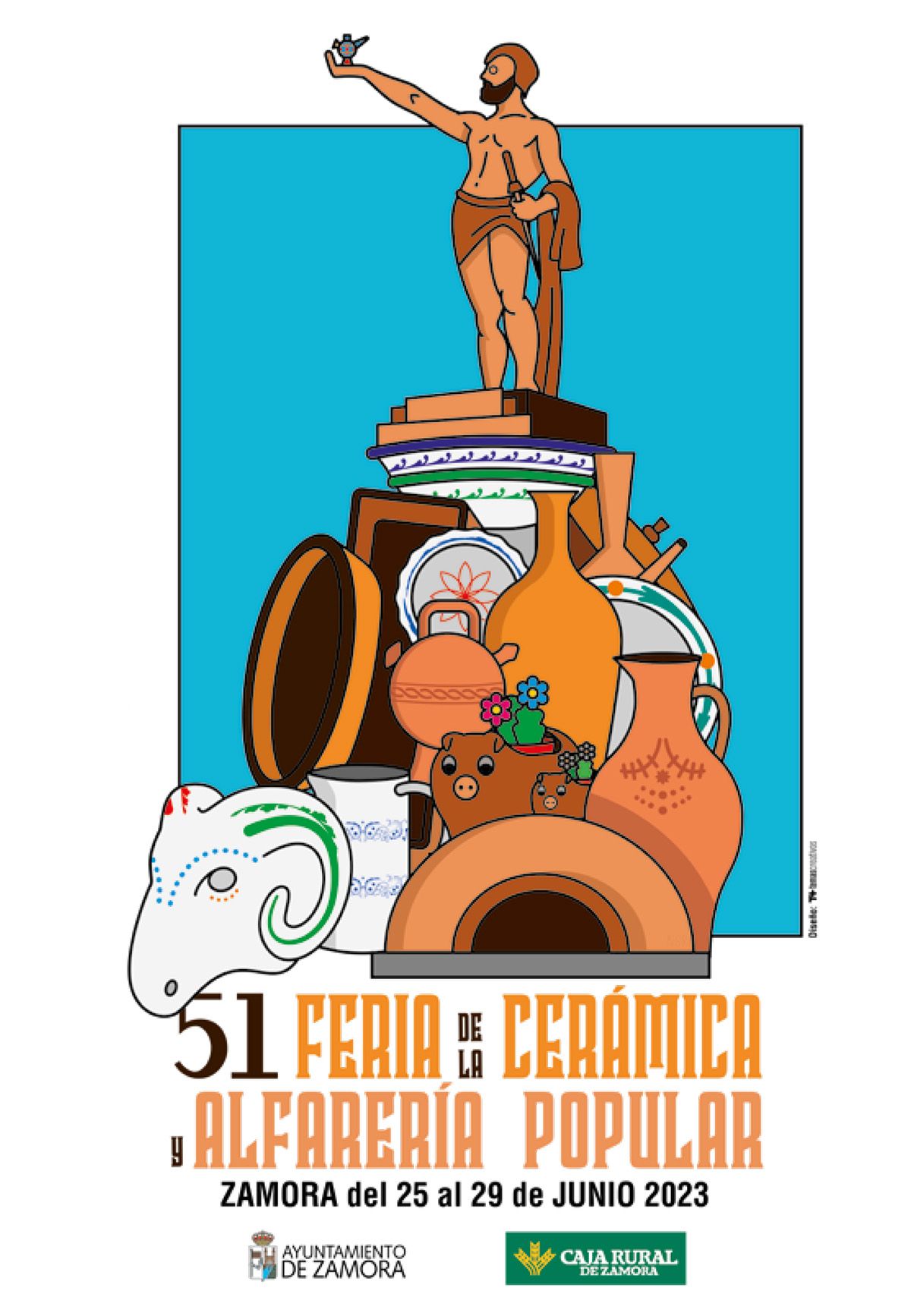 Cartel Feria Cerámica 2023