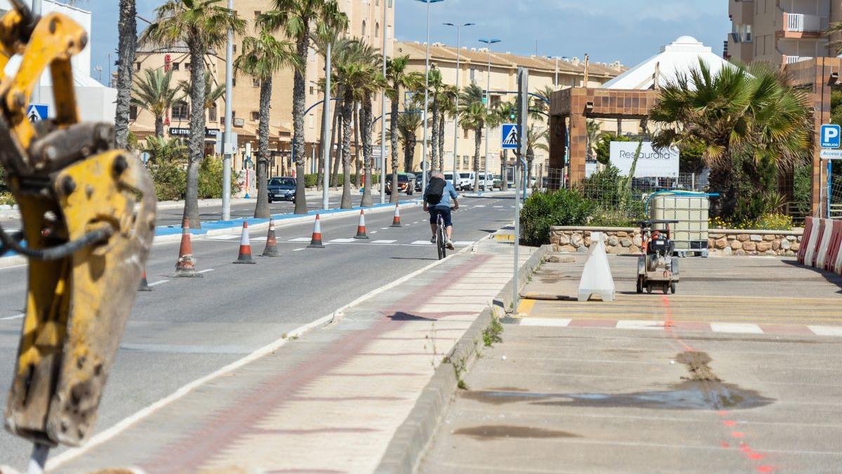 El carril bici llegará desde el kilómetro 0 de Cartagena hasta el 18 de San Javier