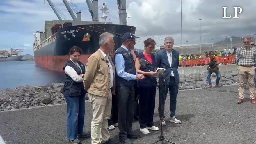 La ministra de Sanidad comparece para explicar cómo está funcionando el desembarco del pasaje del MV Hondius en Tenerife
