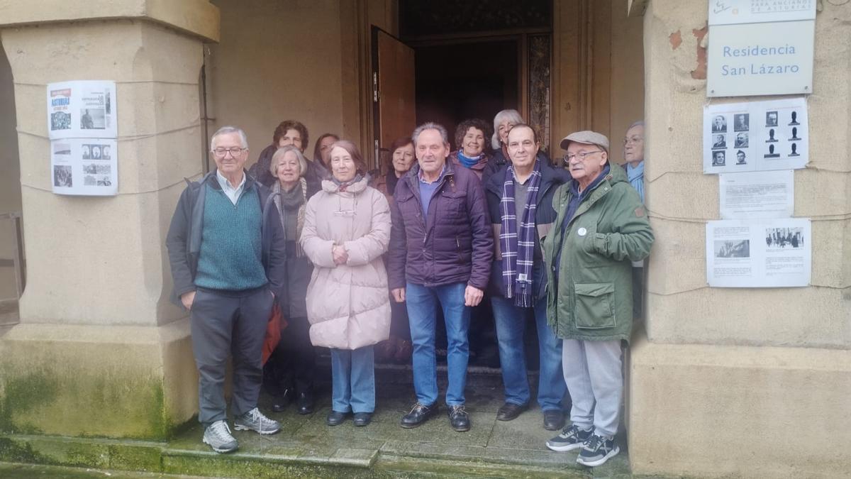 Los miembros de la plataforma de La Malatería.