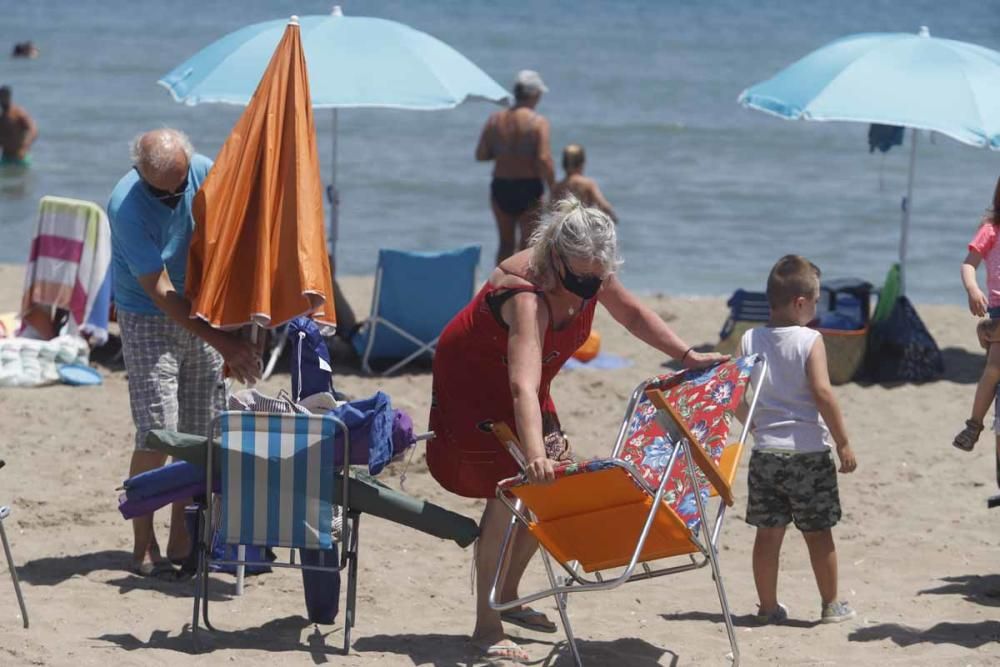 Mascarillas obligatorias en la playa