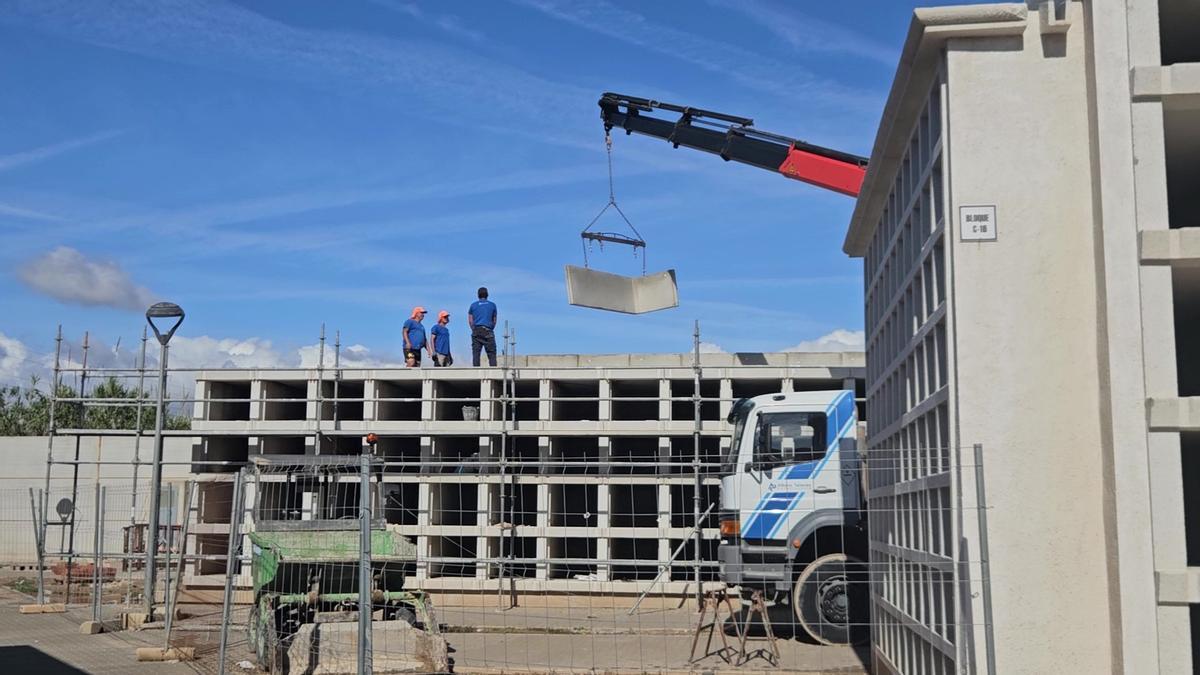 Obras de ampliación del Cementerio General de València