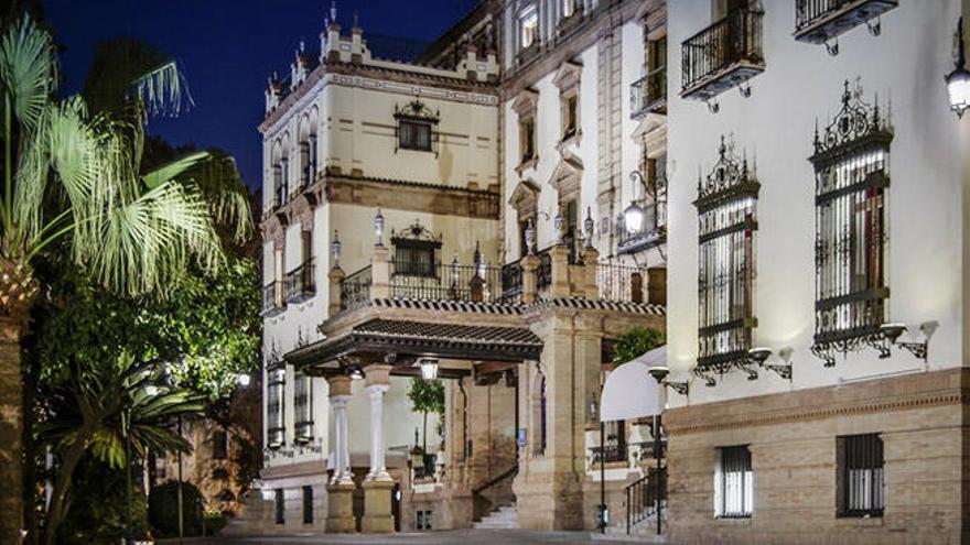 El lujoso hotel Alfonso XIII en Sevilla.