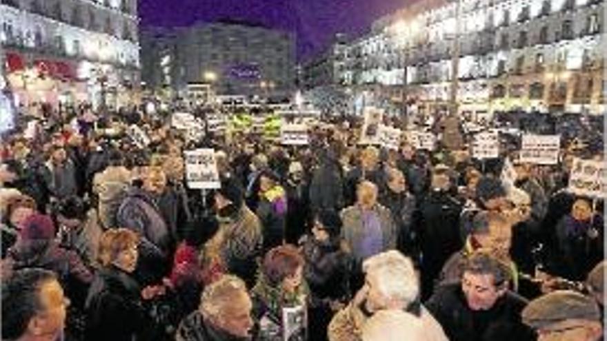 Nova manifestació de suport a Garzón a Madrid.