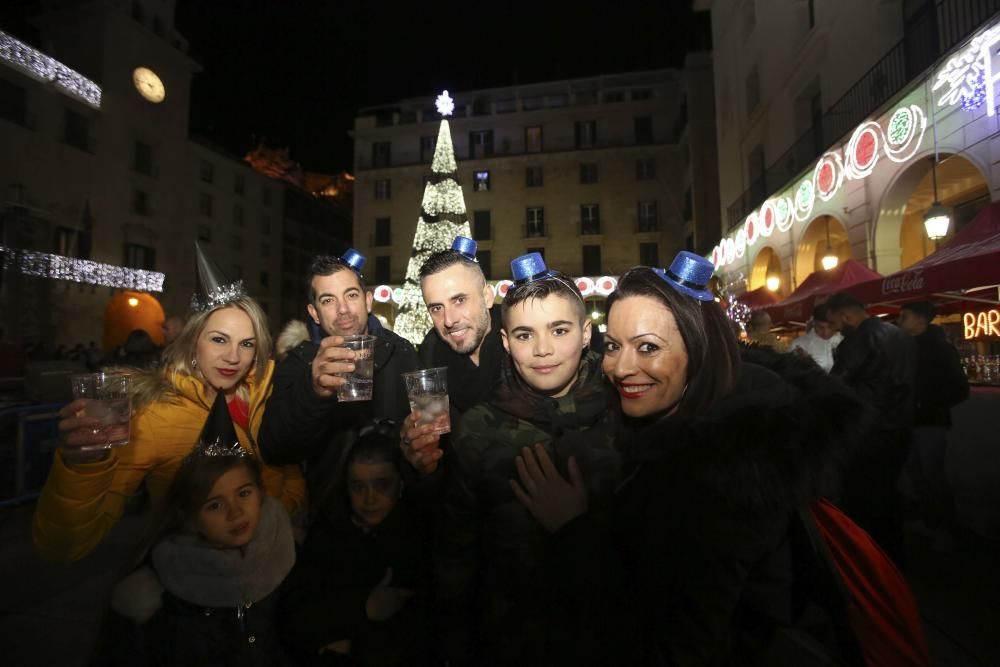 La Nochevieja 2018 en la Plaza del Ayuntamiento de Alicante