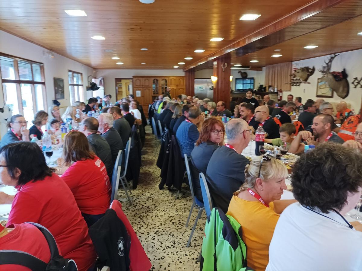 L'organització i el bon ambient de tots els àpats va ser extraordinari