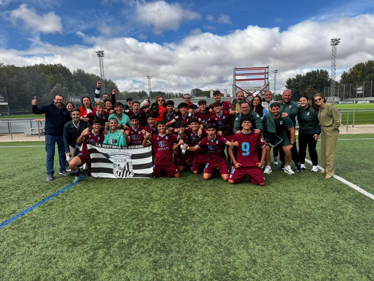 Festejo del Badajoz en Burgos.