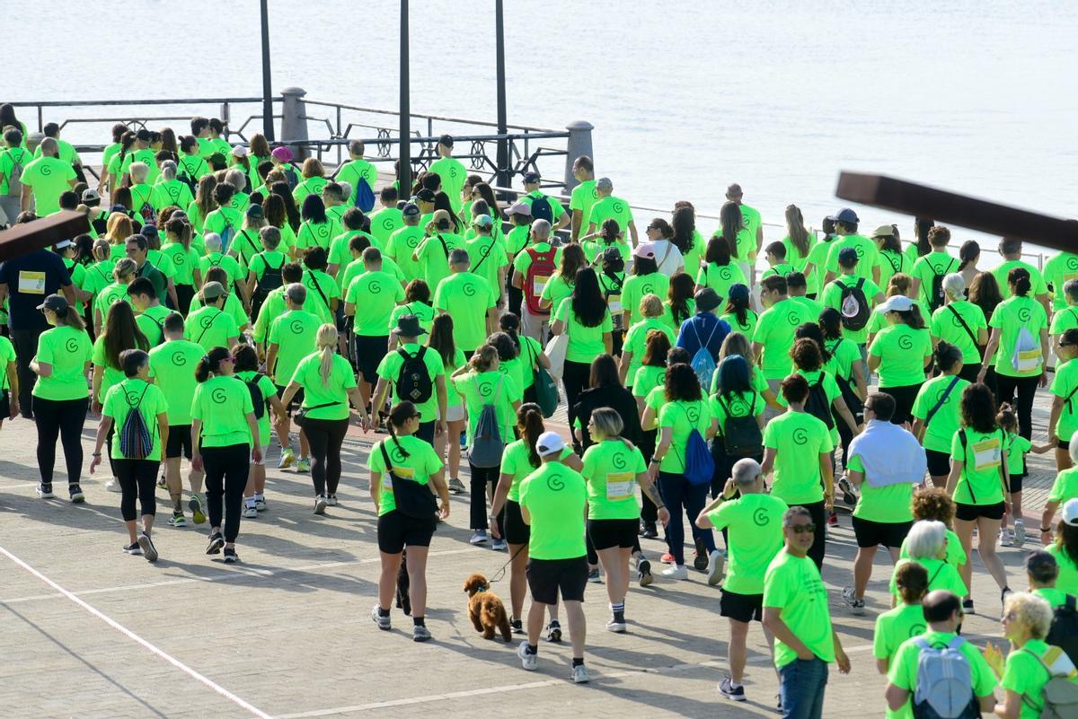 Marea verde contra el cáncer con más de 3.000 personas