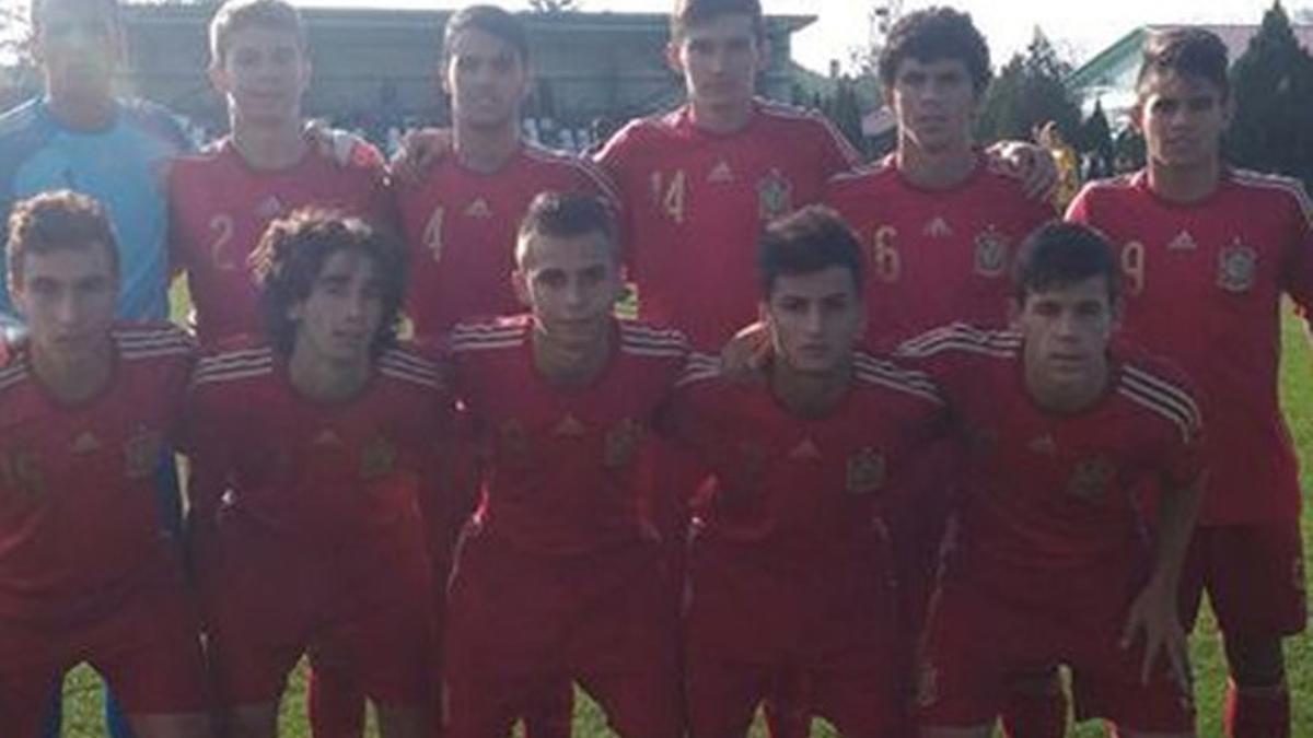 El once titular de la sub 17 ante Lituania